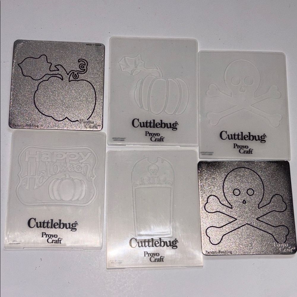 Cuttlebug Provo Craft Embossing Folders Set